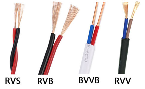 RVS與RVB、BVVB、<a href='http://www.mrpj.cn/rvvdianxian/' target='_blank'><u>RVV電線</u></a>